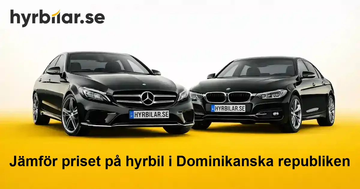 Hyrbil i Dominikanska republiken – jämför priser