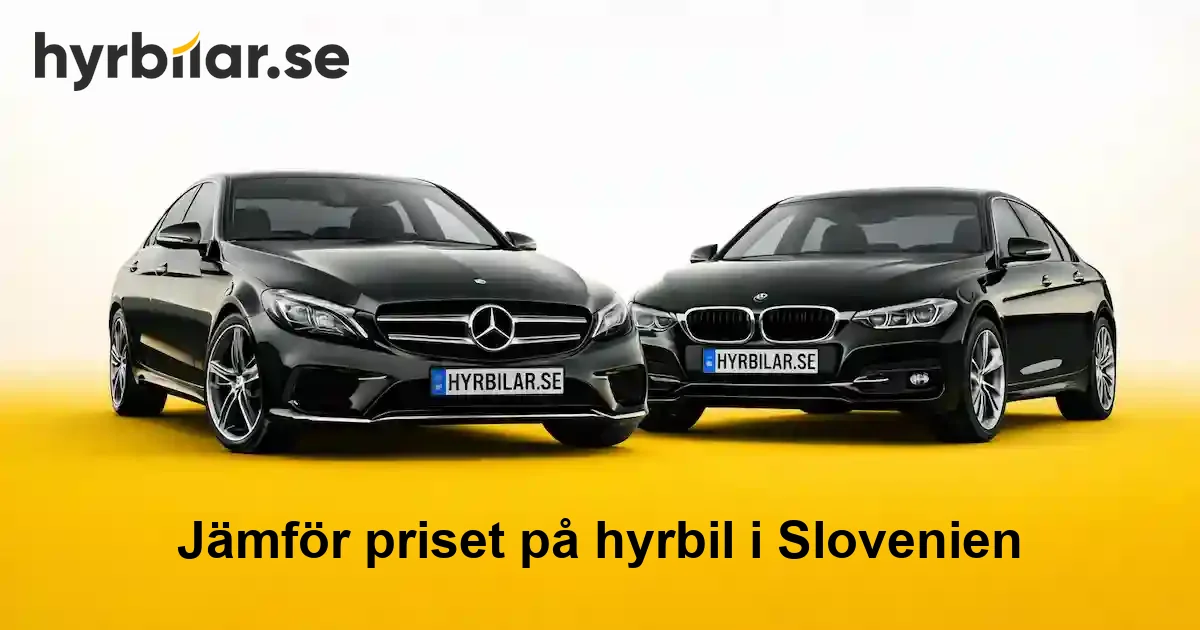Hyrbil i Slovenien – jämför priser